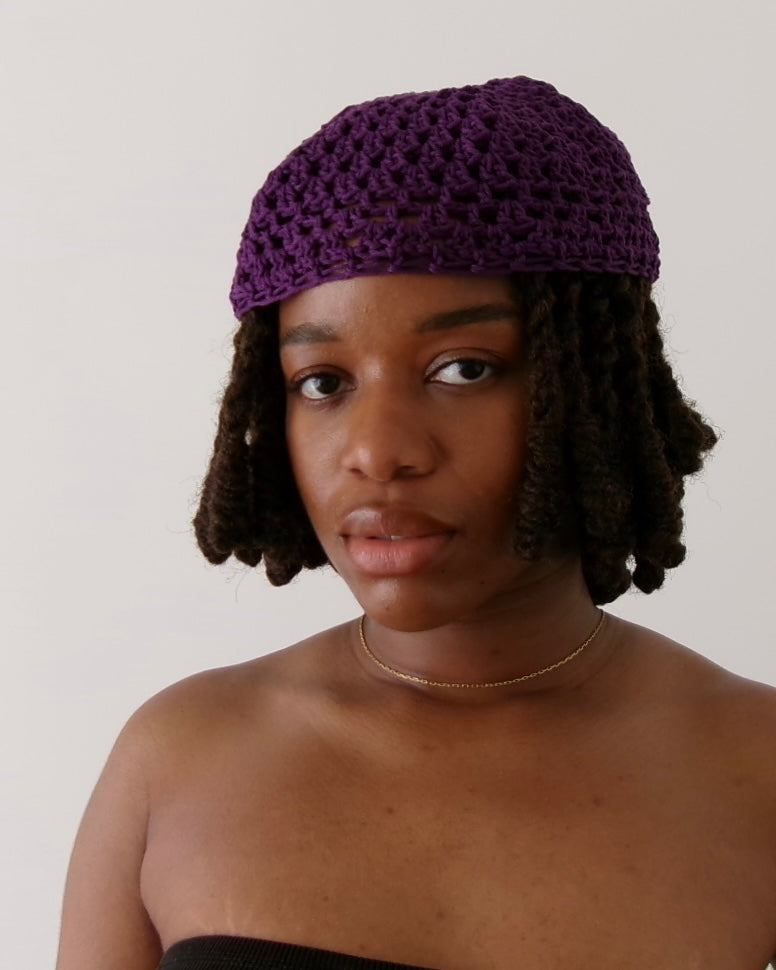 Couvre-chef violet