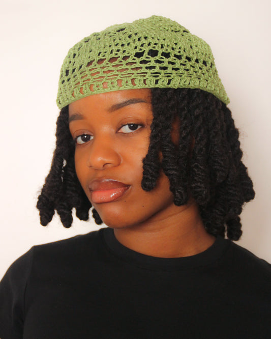 Couvre-chef vert citron - NKOOJEAN