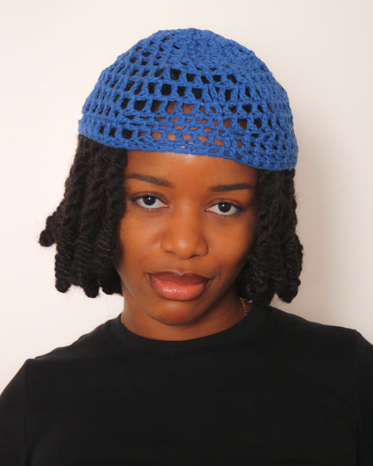 Couvre-chef bleu - NKOOJEAN