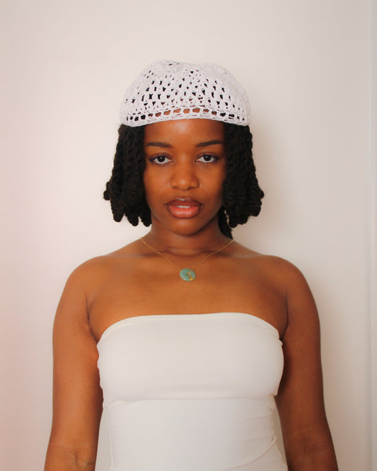 Couvre-chef blanc - NKOOJEAN