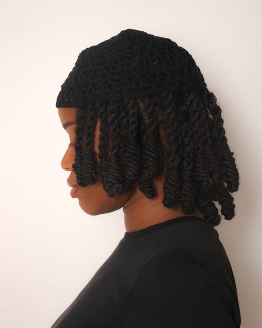 Couvre-chef noir - NKOOJEAN