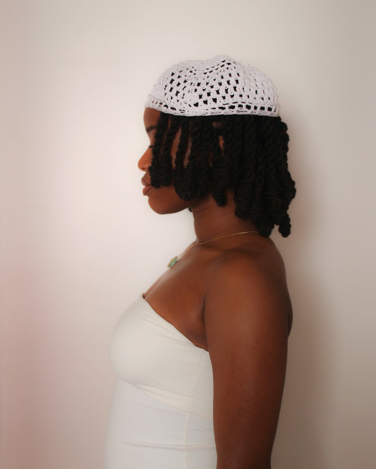 Couvre-chef blanc - NKOOJEAN
